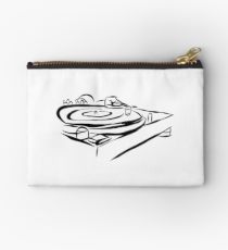 210x230 Dj Mixer Drawing Studio Pouches Redbubble - Dj Mixer Drawing