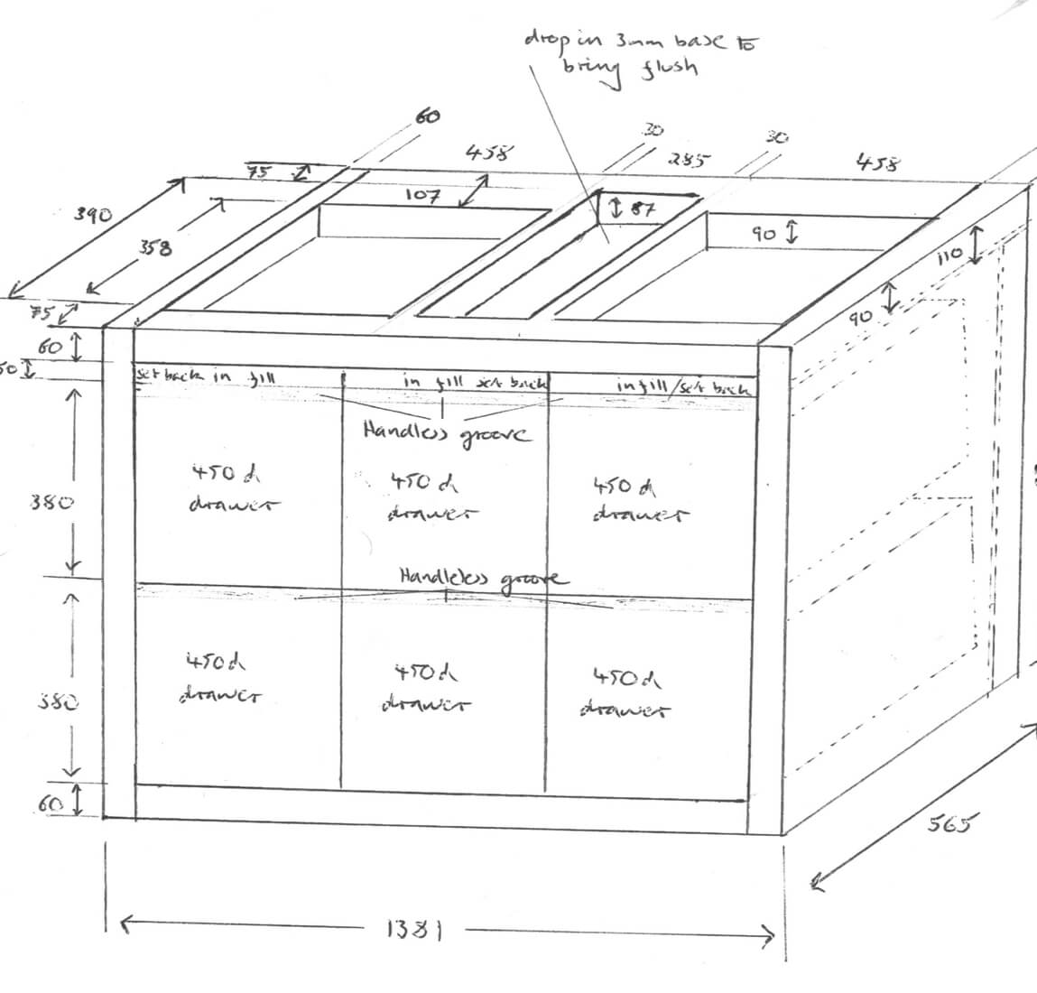 1149x1100 Designing The Perfect Custom Made Dj Stand - Dj Table Drawing