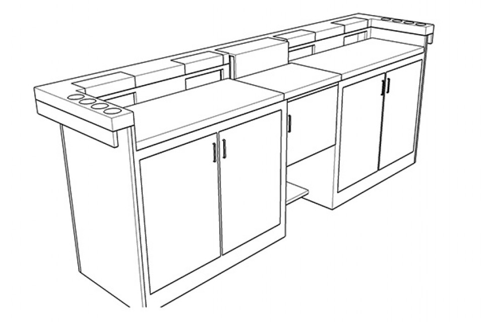 960x640 Fortune Sound Club - Dj Table Drawing
