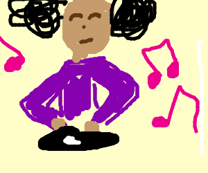 300x250 Psychedelic Dj Works His Turntable Drawing - Dj Turntable Drawing