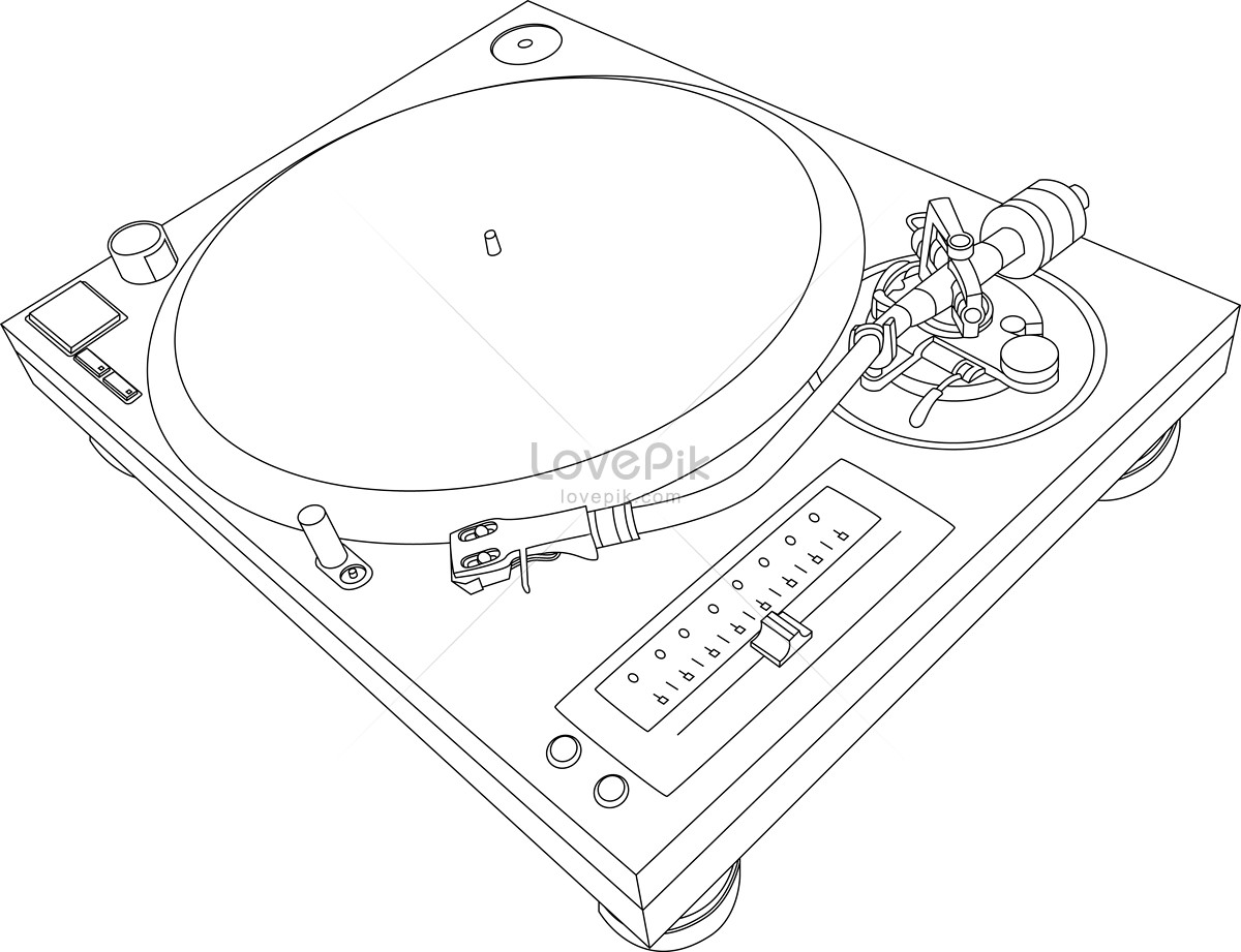 1200x921 A Popular Figure Dj Turntable Contact Me For Photo - Dj Turntable Drawing
