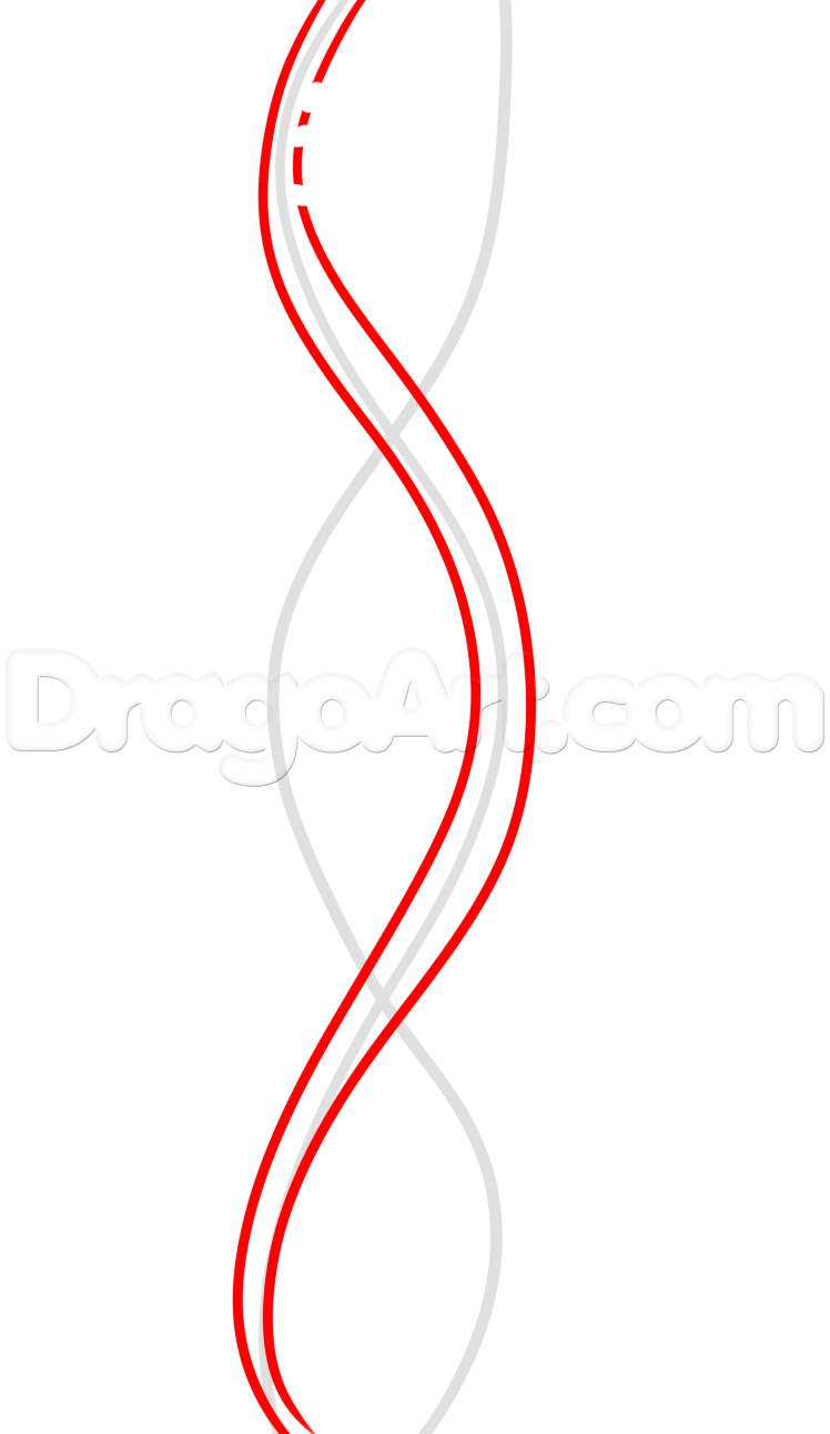 748x1292 How To Draw Dna, Step - Dna Drawing