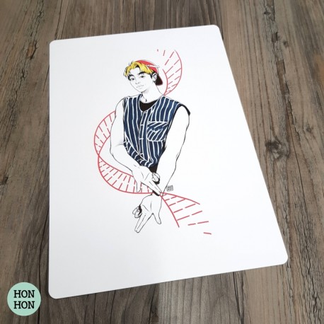 458x458 Original Drawing Dna - Dna Drawing