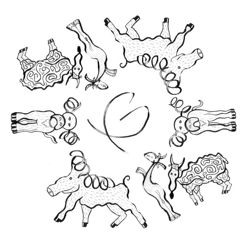 500x500 Protein Art Dna Clamp May K - Dna Helix Drawing