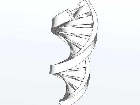 480x360 Dna Style Double Helix - Dna Helix Drawing