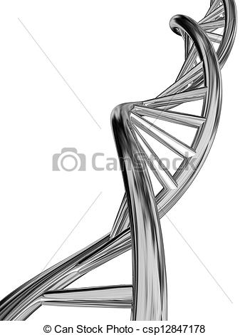 351x470 Dna Model Isolated On White Background Stock Illustrations - Dna Model Drawing
