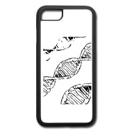 190x190 Dna Strand Black Iphone Case Spreadshirt - Dna Strand Drawing