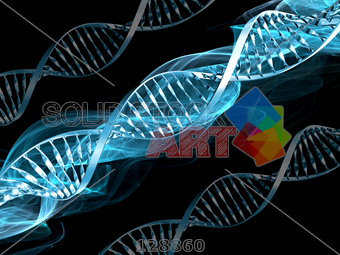 340x255 Stock Photo Of Three Dimensional Abstract Drawing Of Blue Dna - Dna Strand Drawing