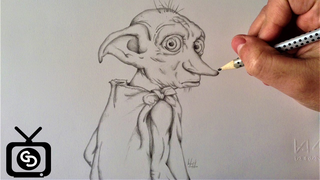 1280x720 Drawing Dobby - Dobby Drawing