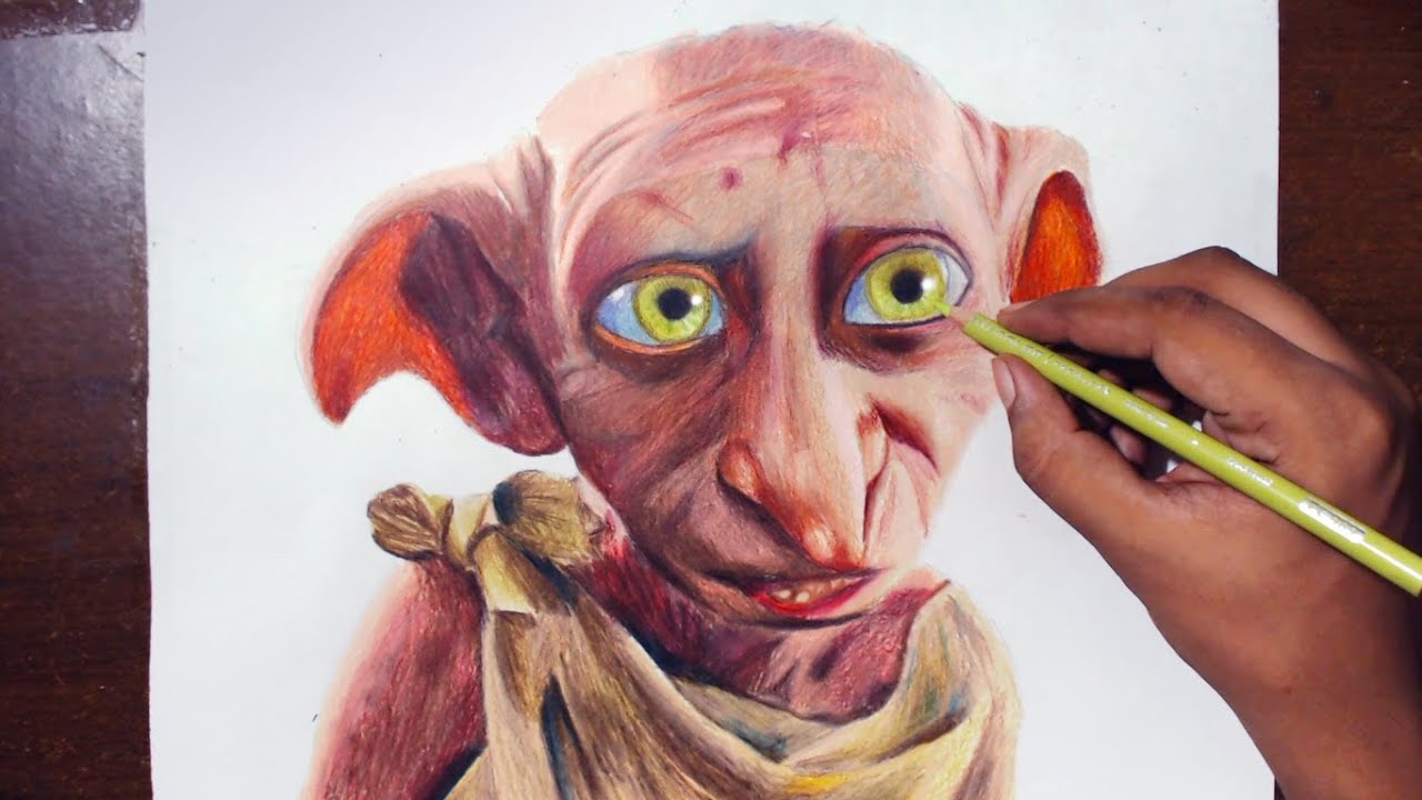 1280x720 drawing dobby from harry potter movies - Dobby Drawing