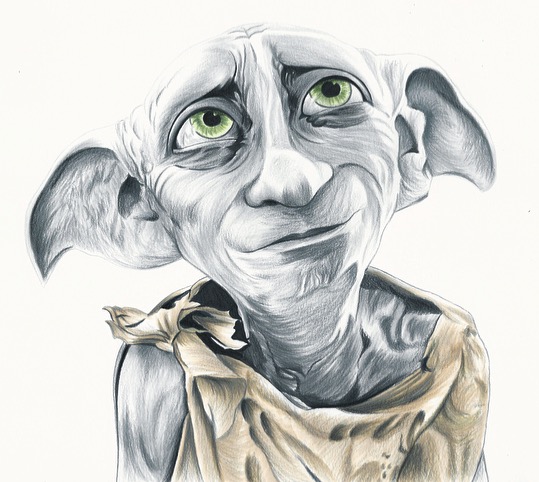 539x482 My New Dobby Drawing - Dobby Drawing