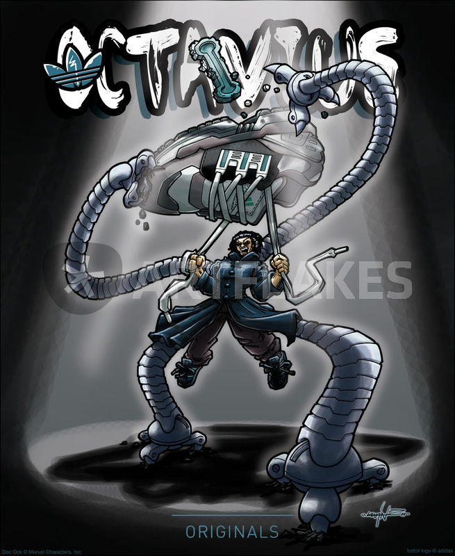 655x800 doc ock vs eqt drawing art prints and posters - Doc Ock Drawing