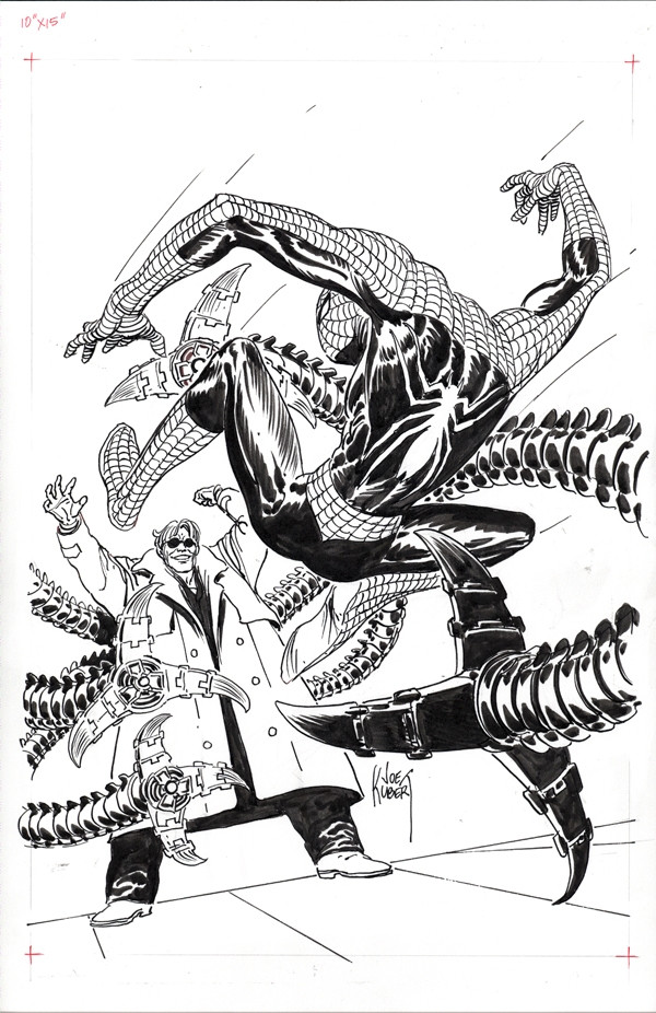 600x926 spider man vs doc ock - Doc Ock Drawing
