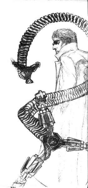 282x604 spiderman doc ock my sketches sketches, draw, spiderman - Doc Ock Drawing