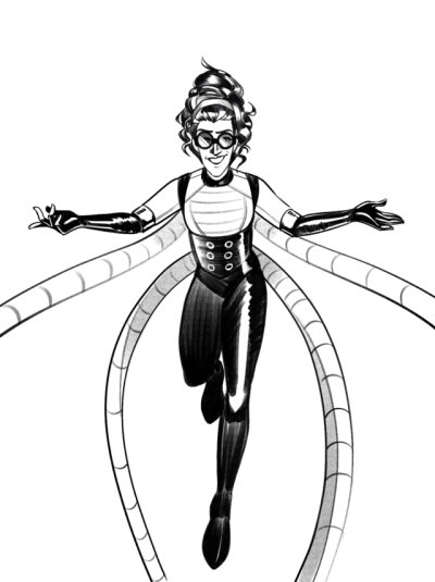 400x535 doctor octopus tumblr - Doc Ock Drawing