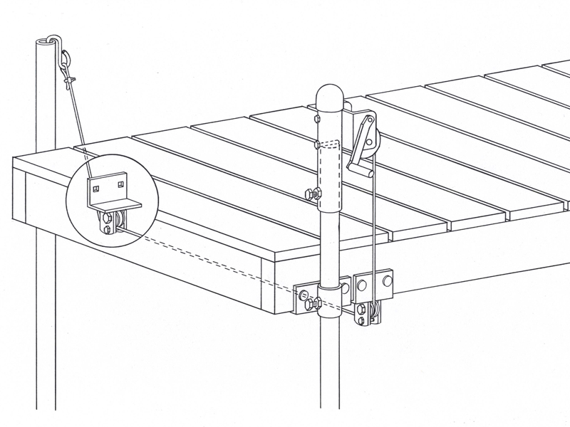 800x600 Dock Leveling Kit Drawing - Dock Drawing