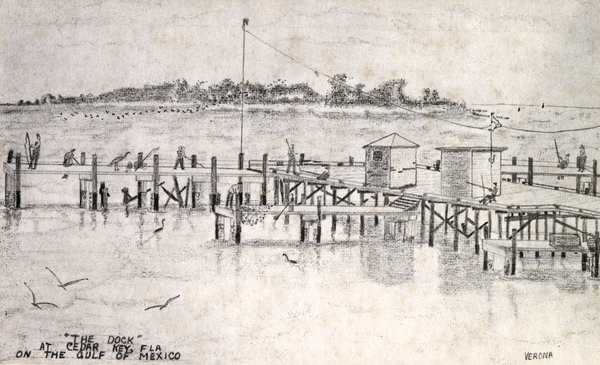 600x365 Florida Memory - Dock Drawing