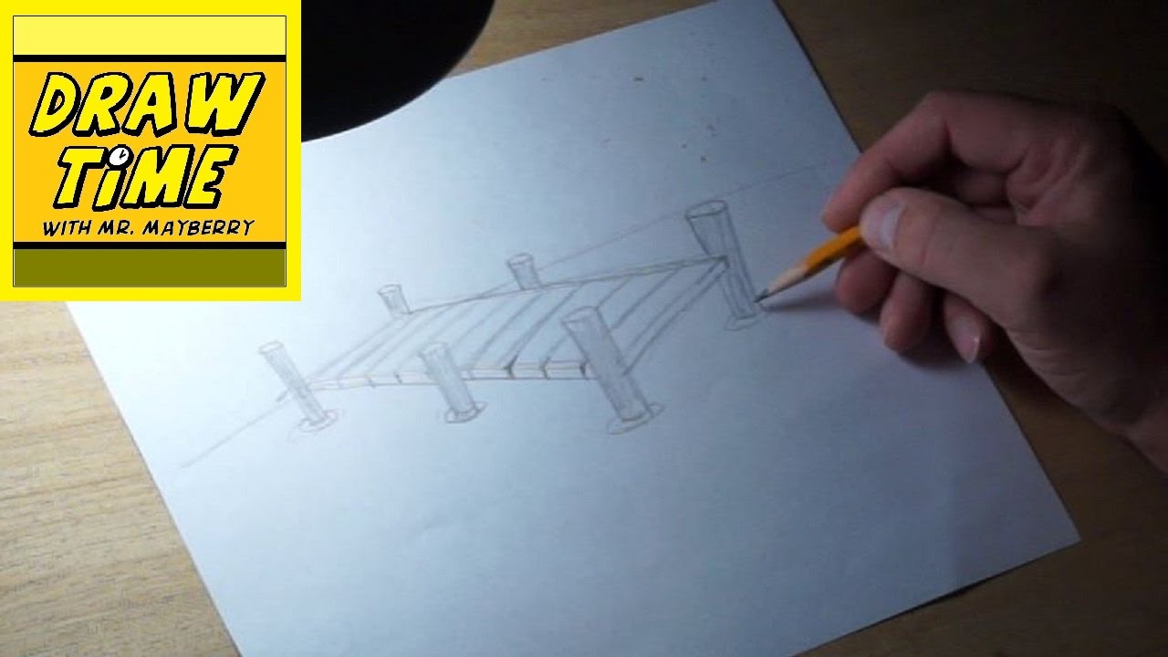 1280x720 How To Draw A Boat Dock - Dock Drawing