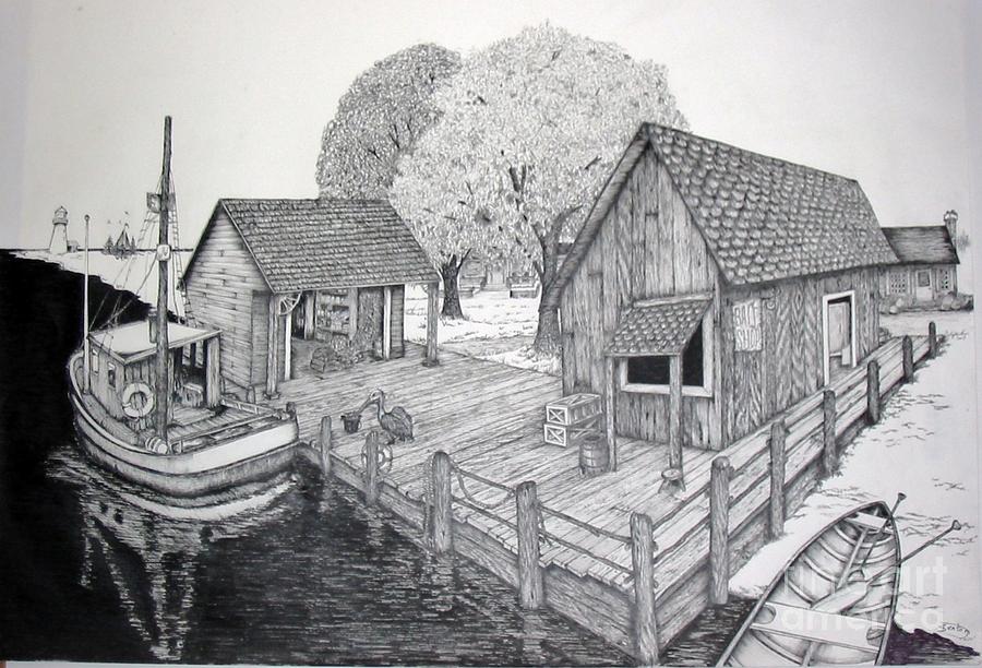 Dock Drawing at Explore collection of Dock Drawing