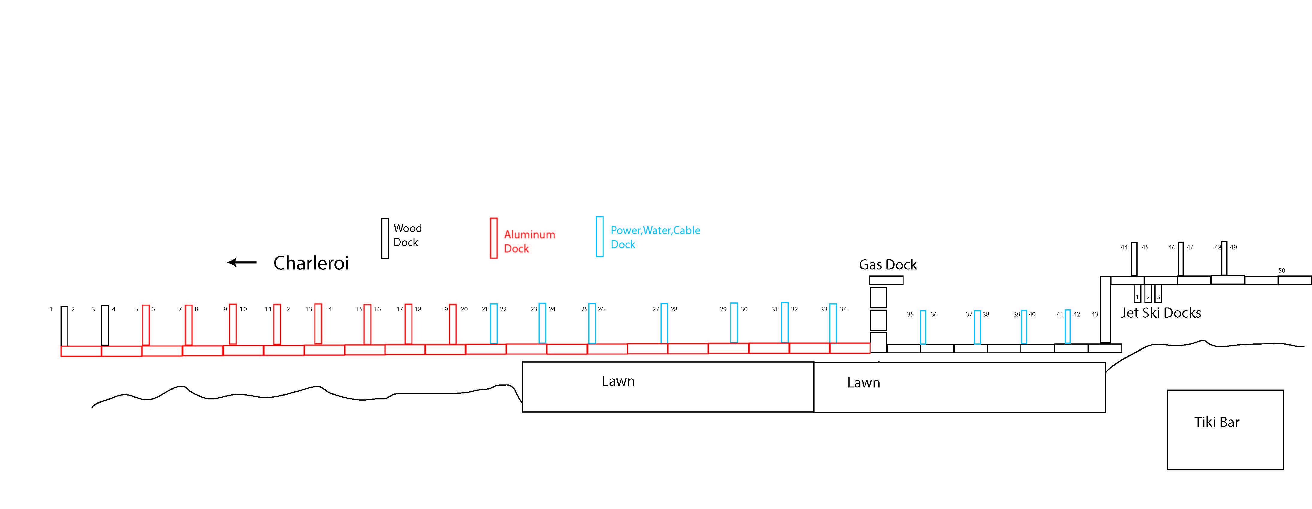 4378x1700 Dock Drawing - Dock Drawing