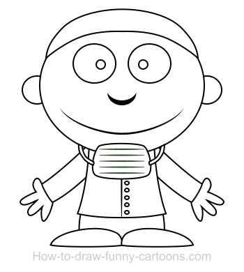350x390 Drawing A Doctor Cartoon - Doctor Cartoon Drawing