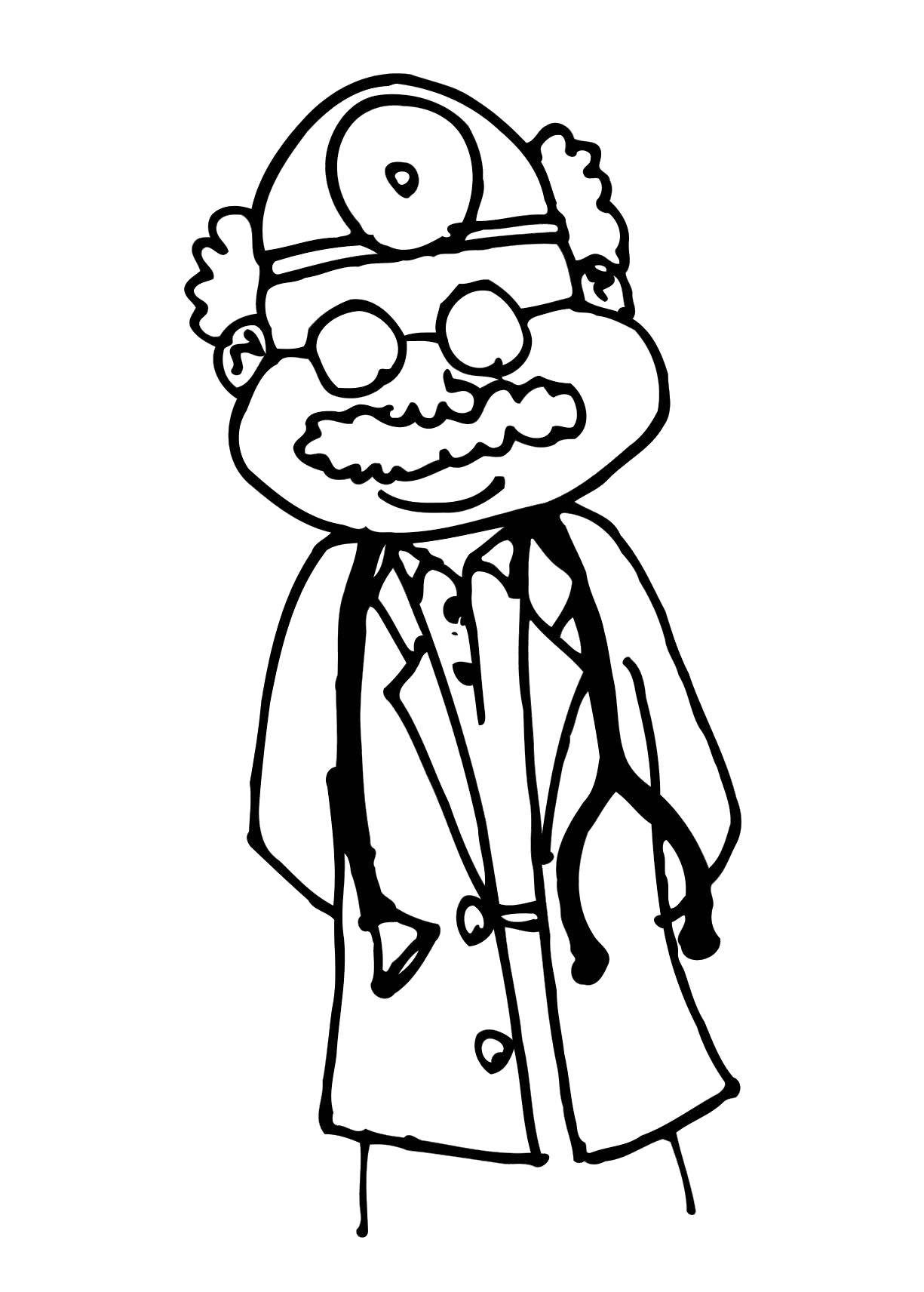 1225x1712 Child Drawing Doctor For Free Download - Doctor Drawing