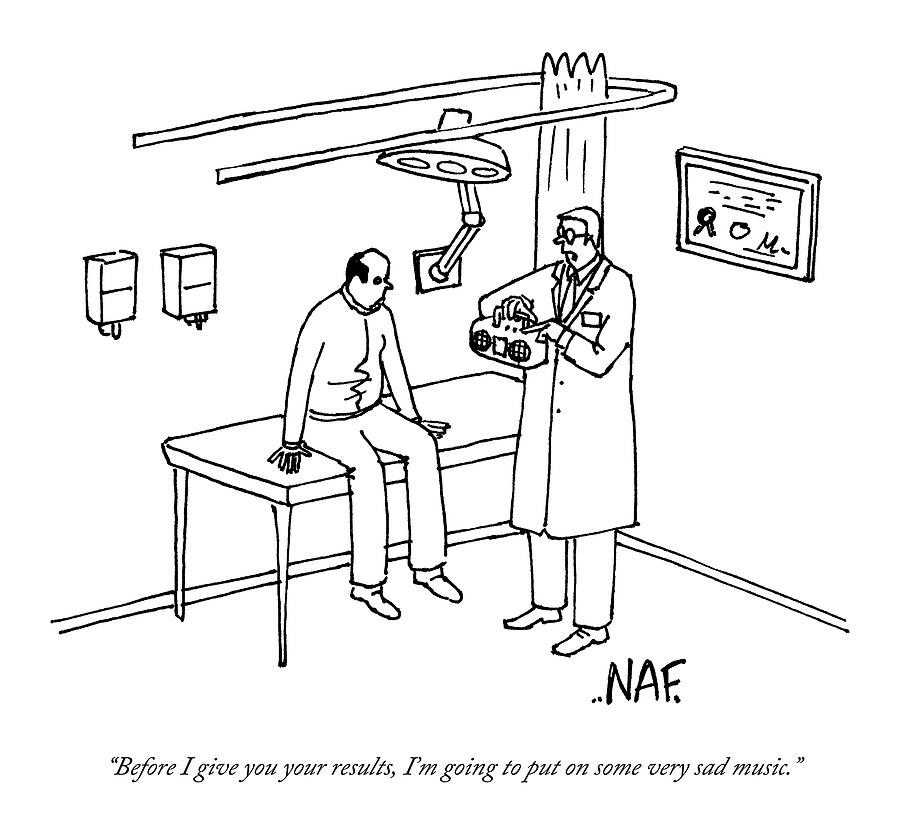 900x838 a patient sits on the table in a doctor's office drawing - Doctor Drawing