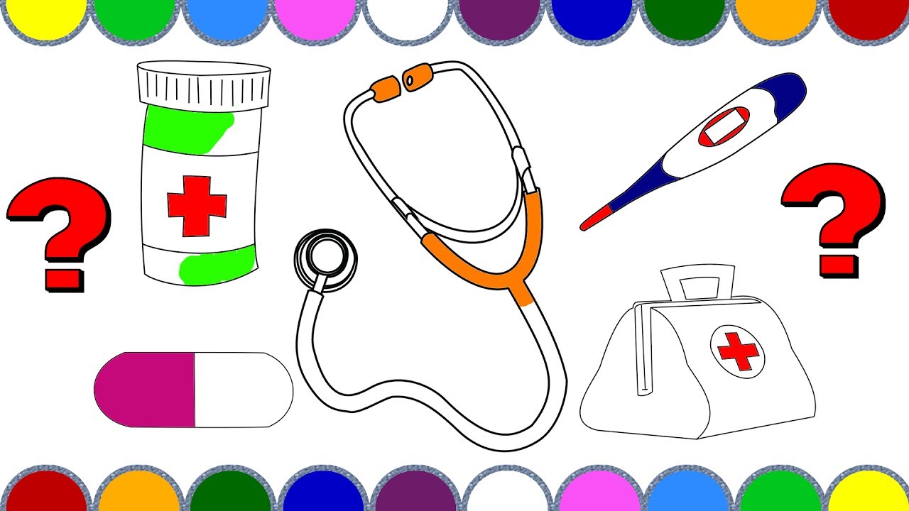 1280x720 Medical Doctor Kit - Doctor Drawing Images