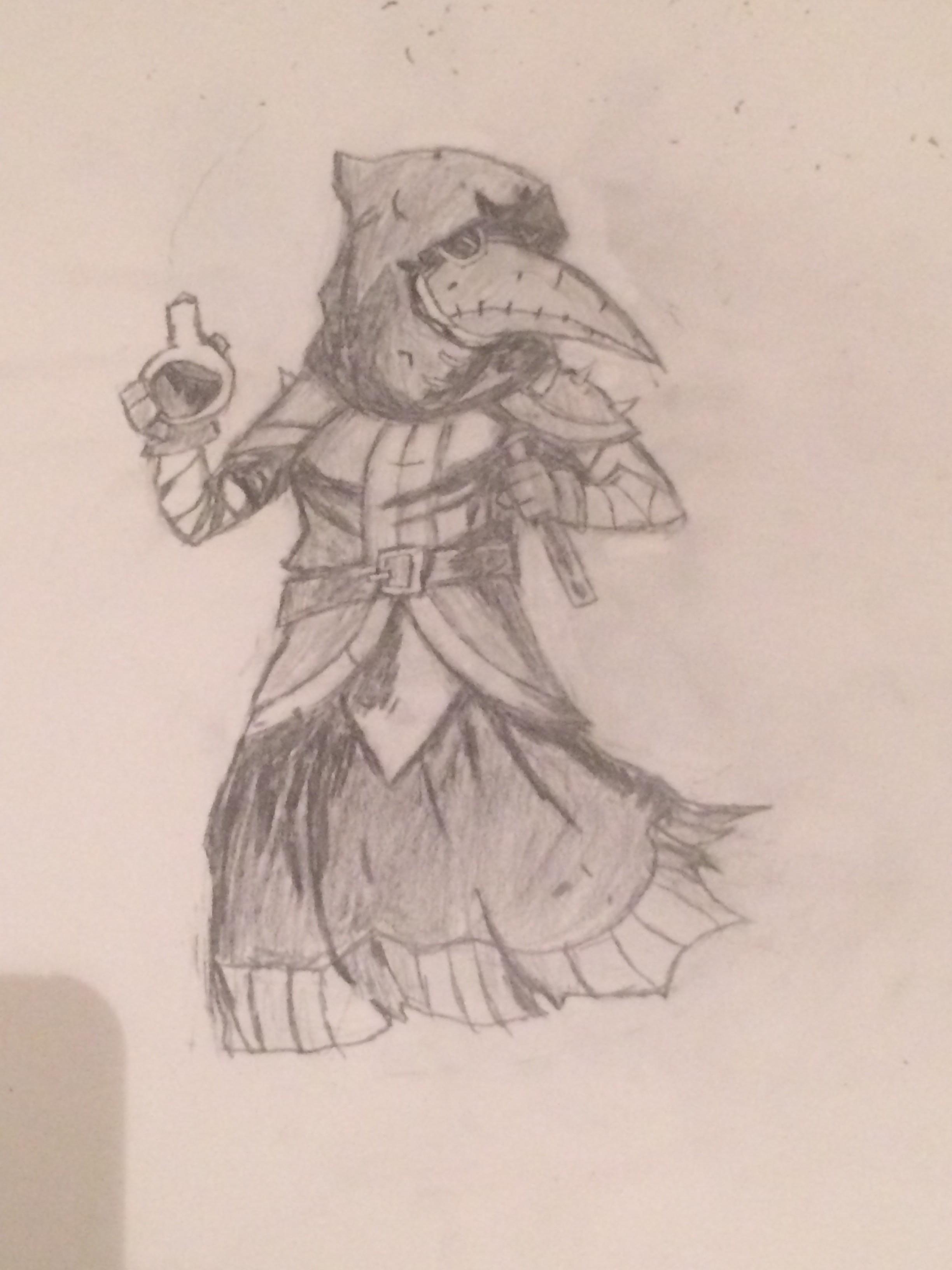 2448x3264 plague doctor drawing darkestdungeon - Doctor Drawing Pictures