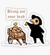210x230 plague doctor drawing stickers redbubble - Doctor Drawing Pictures