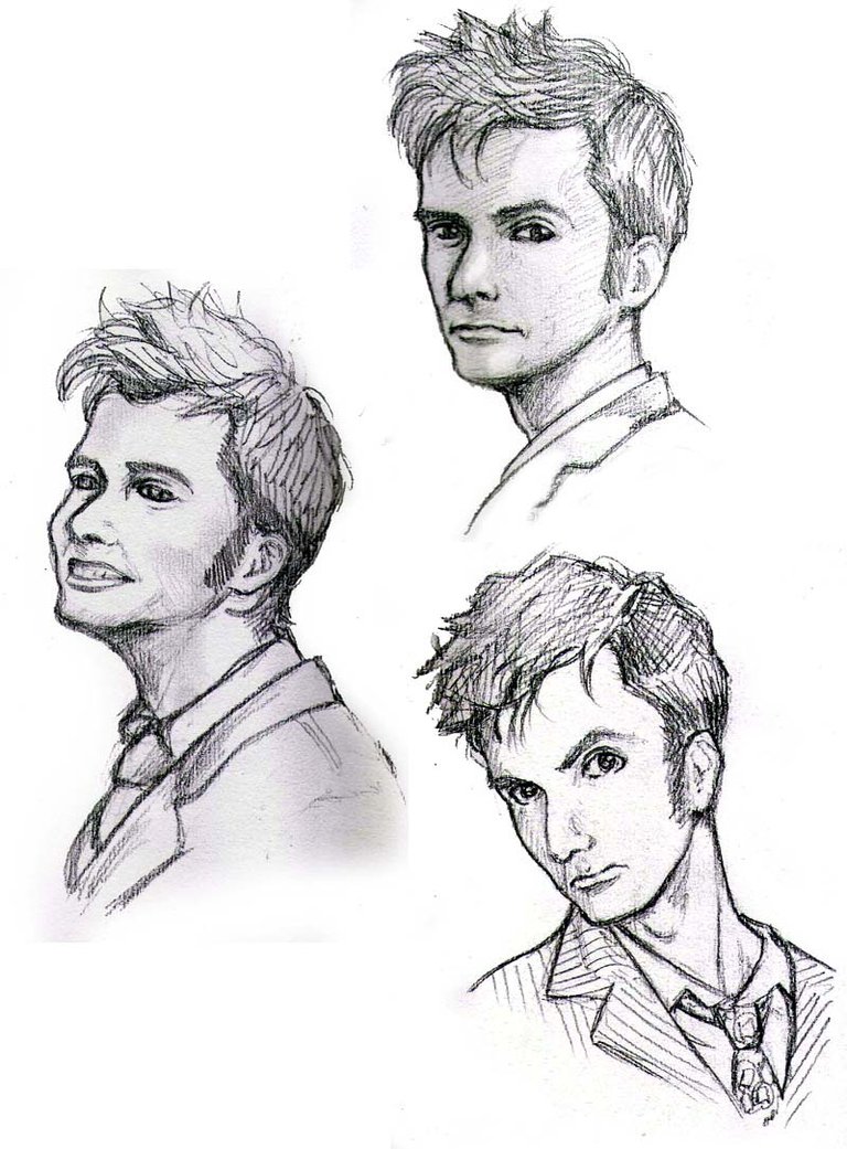 768x1041 Tenth Doctor Drawing, Pencil, Sketch, Colorful, Realistic Art - Doctor Drawing Pictures