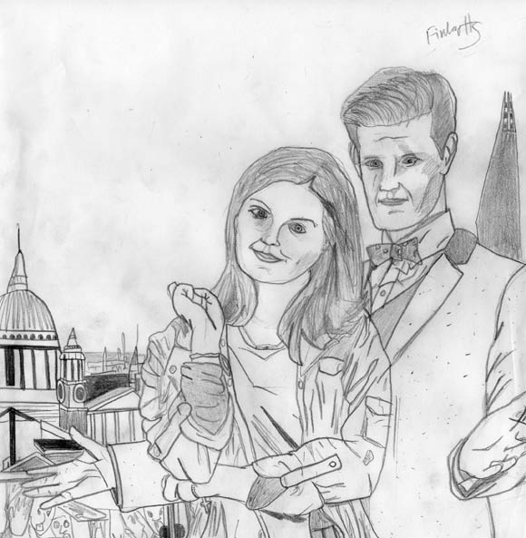 580x593 Esterath's Drawings Merchandise Guide - Doctor Who Drawings