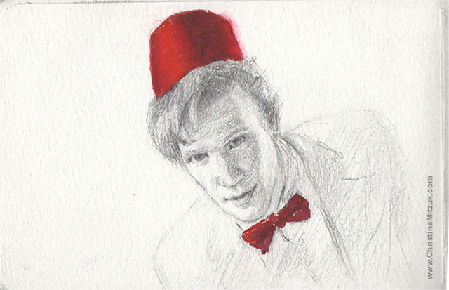 640x413 Sketchbook Smear Relief And Some Doctor Who Fan Art Christine - Doctor Who Drawings
