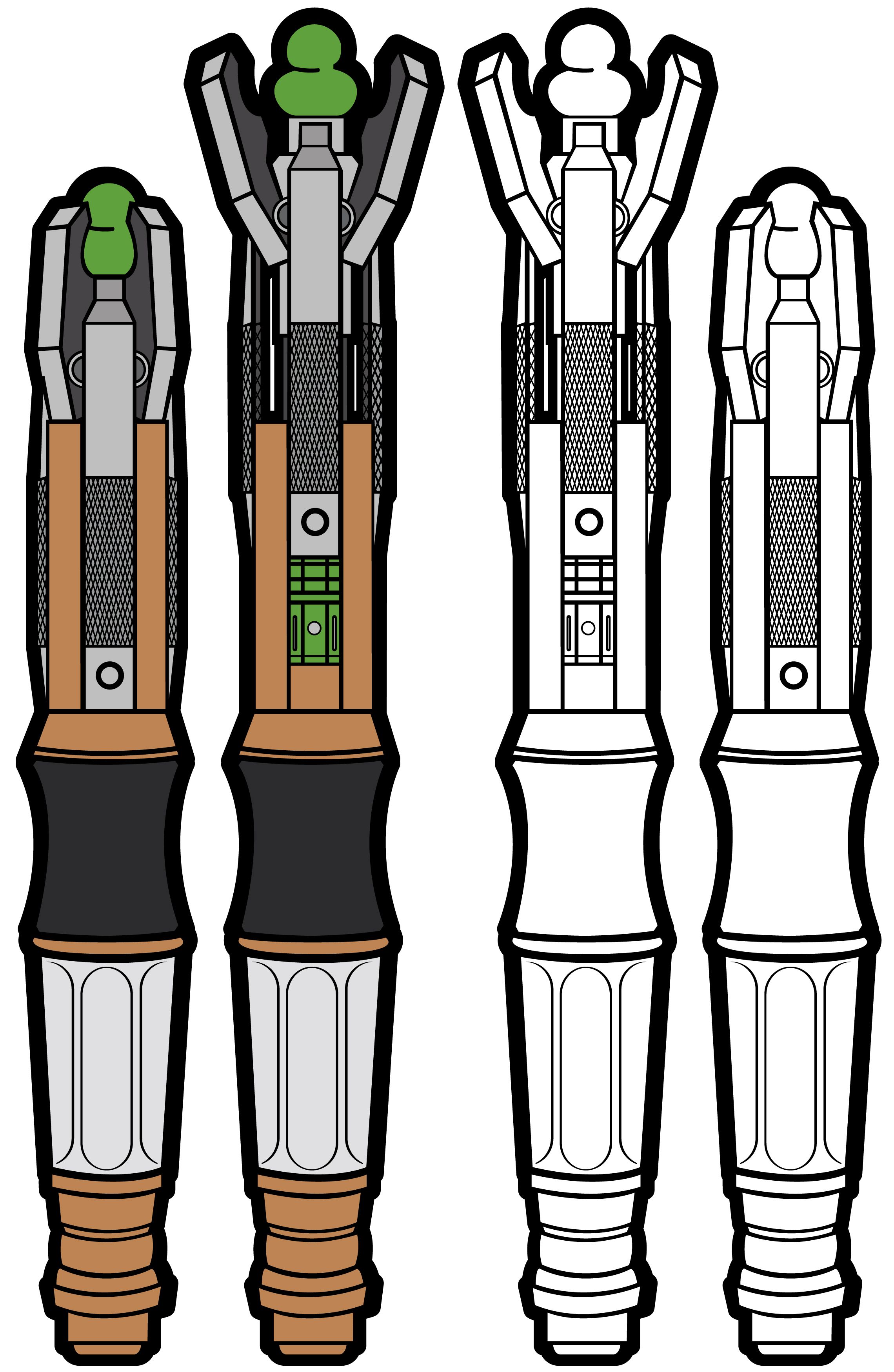 2280x3500 eleventh's sonic screwdriver - Doctor Who Sonic Screwdriver Drawing