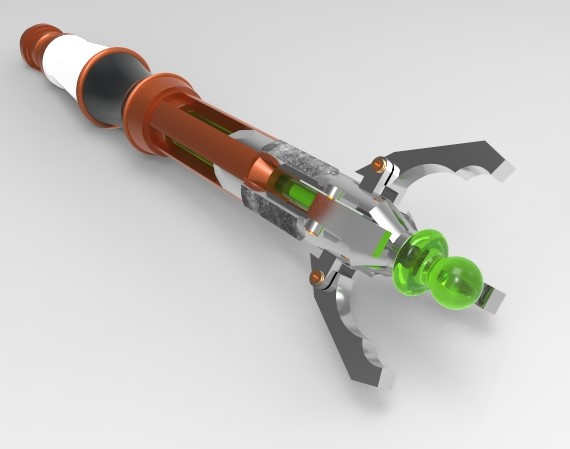 570x449 sonic screwdriver - Doctor Who Sonic Screwdriver Drawing