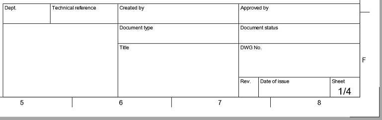 769x242 learning modify the title block and border - Document Drawing