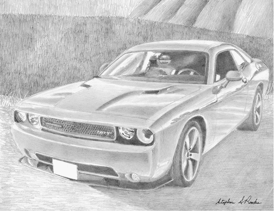 Рисунок dodge challenger