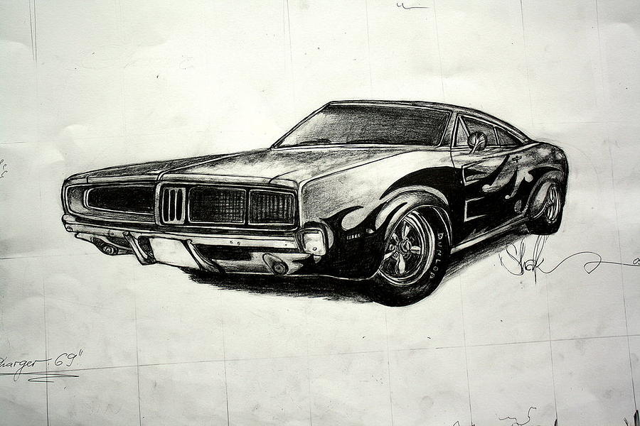 900x600 Dodge Charger Drawing - Dodge Charger Drawing