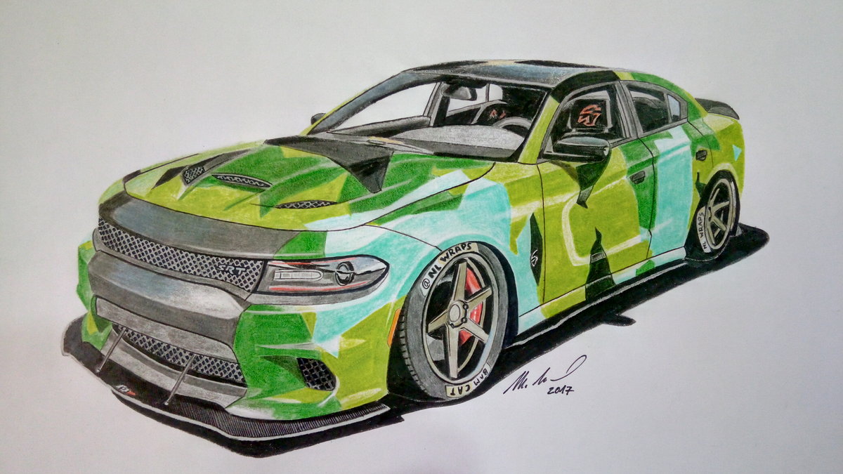 1200x675 dodge charger hellcat - Dodge Charger Drawing