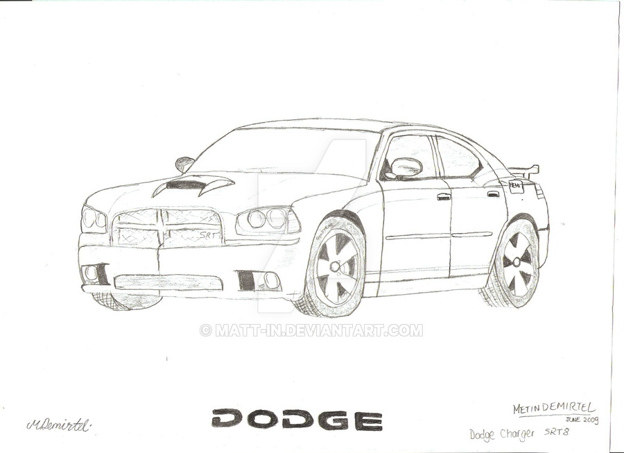 900x653 Dodge Charger Hemi - Dodge Charger Drawing