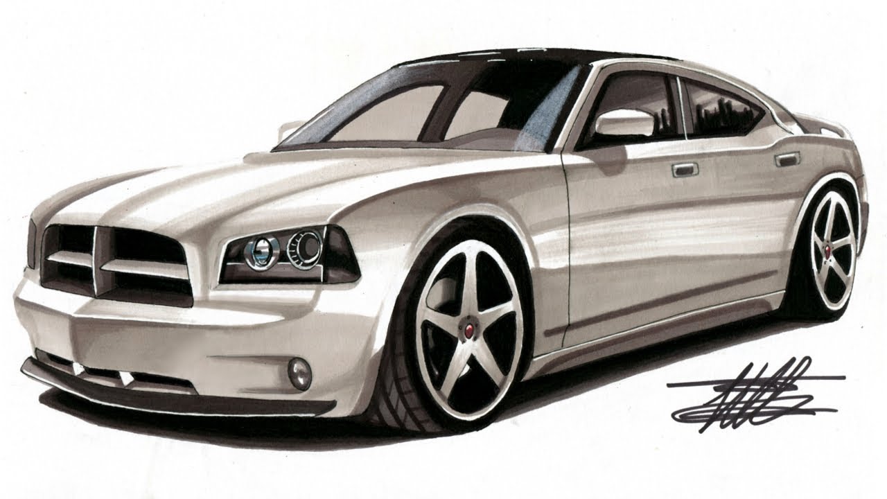 Dodge Charger Drawing at Explore collection of