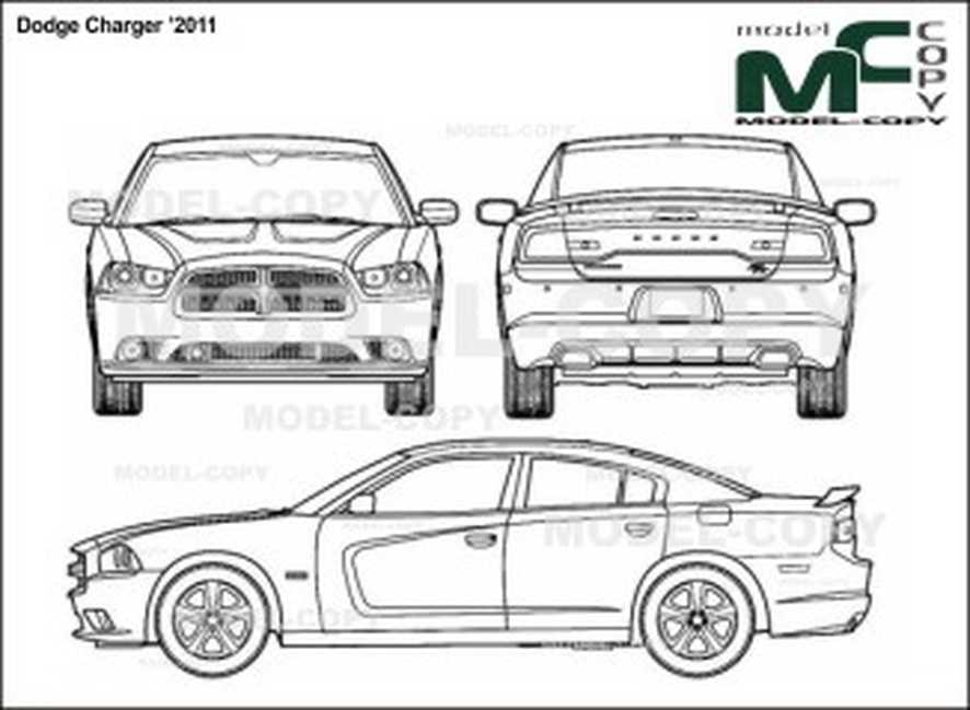 886x649 Dodge Charger - Dodge Drawing
