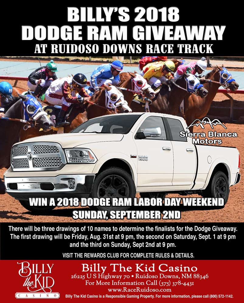 803x1000 dodge ram giveaway ruidoso downs race track casino - Dodge Ram Drawing