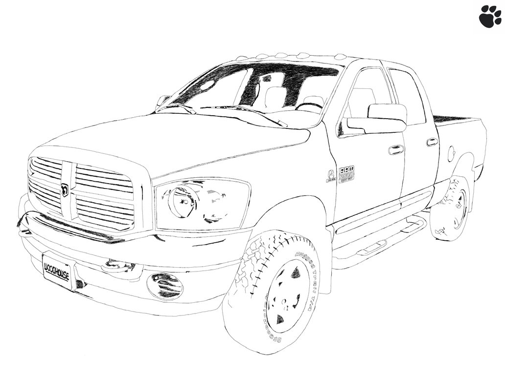 1032x774 Pictures Of Dodge Ram Truck Drawings - Dodge Ram Drawing