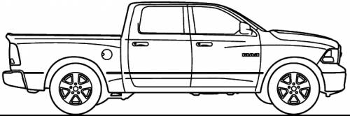 500x166 Vector Requests - Dodge Ram Drawing