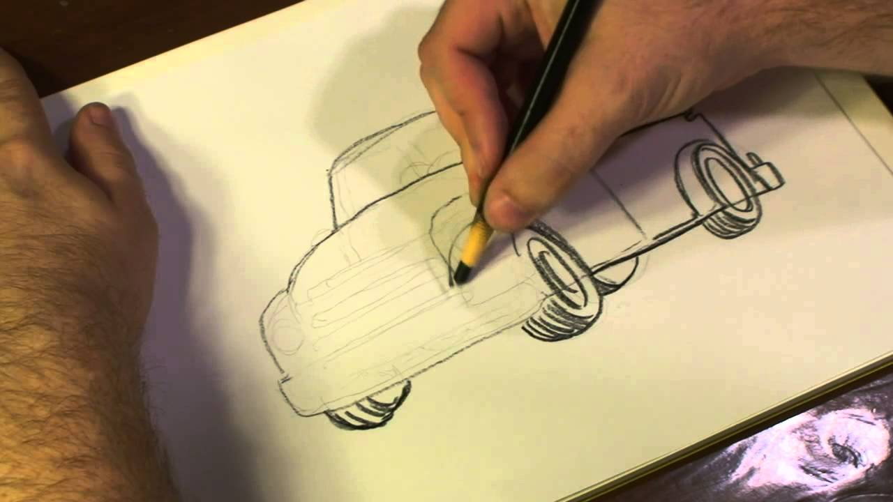1280x720 How To Draw A Dodge Truck - Dodge Truck Drawing