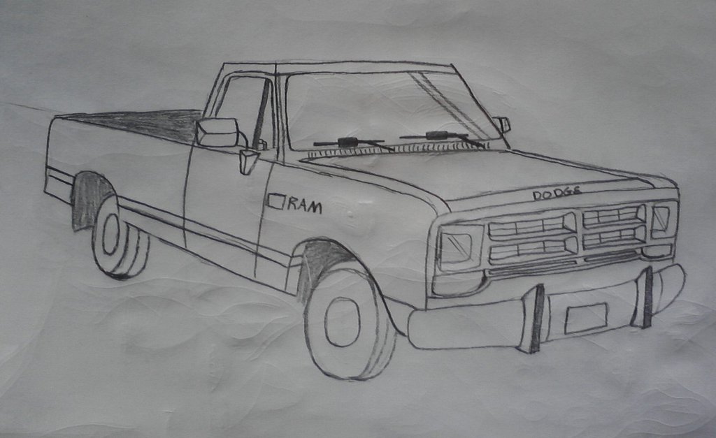 1024x627 Pictures Of Dodge Ram Truck Drawings - Dodge Truck Drawing