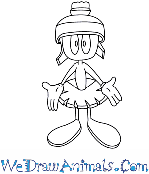 300x350 how to draw duck dodgers - Dodgers Drawing