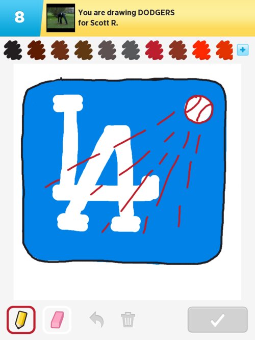 500x667 dodgers drawings - Dodgers Drawing
