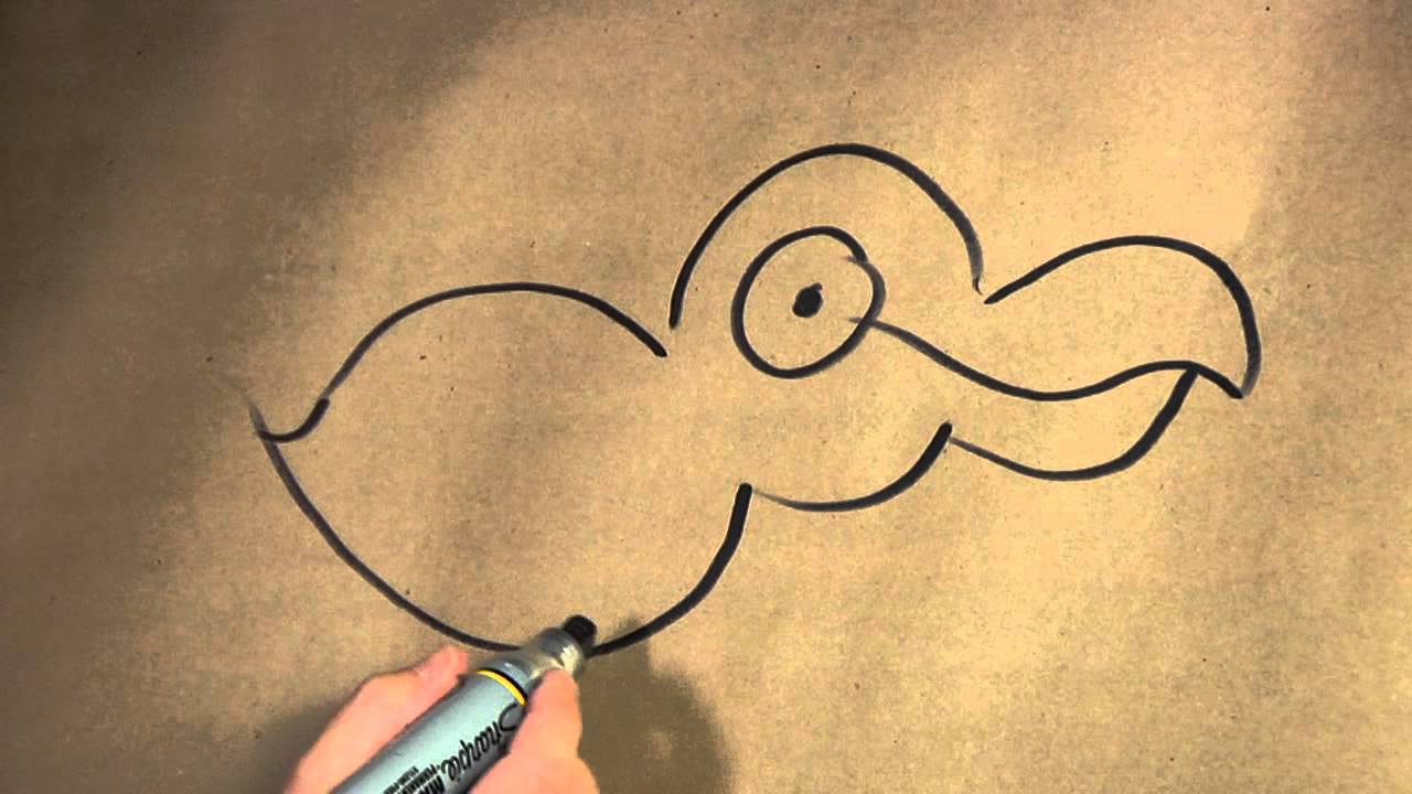 1280x720 Learn To Draw A Dodo Bird! - Dodo Bird Drawing